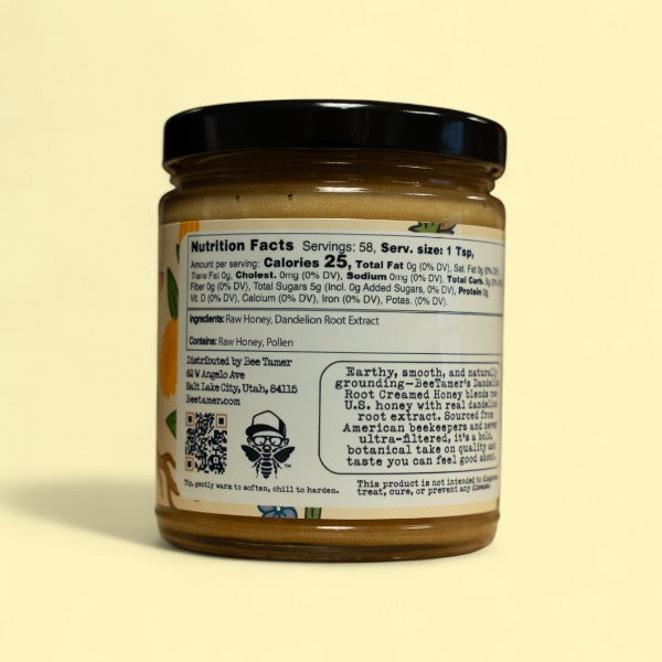 Wild Dandelion Creamed Honey
