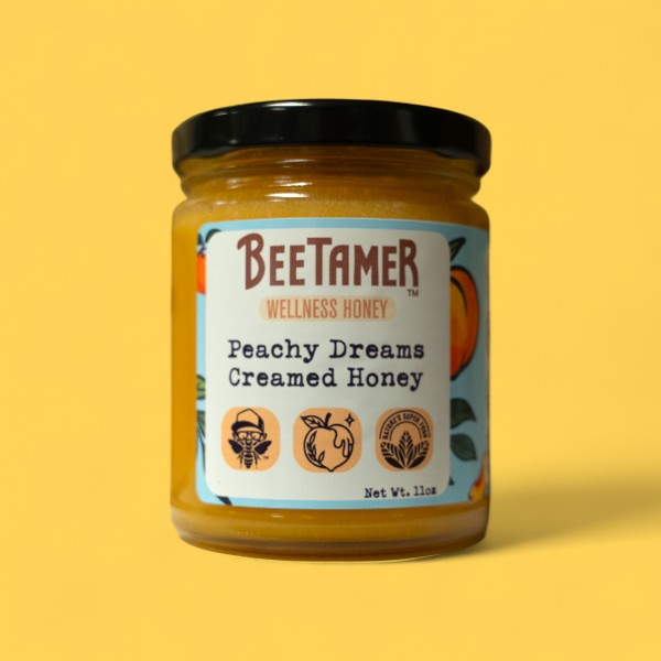 Peachy Dream Creamed Honey